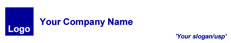 Your Logo, Company Name and Slogan